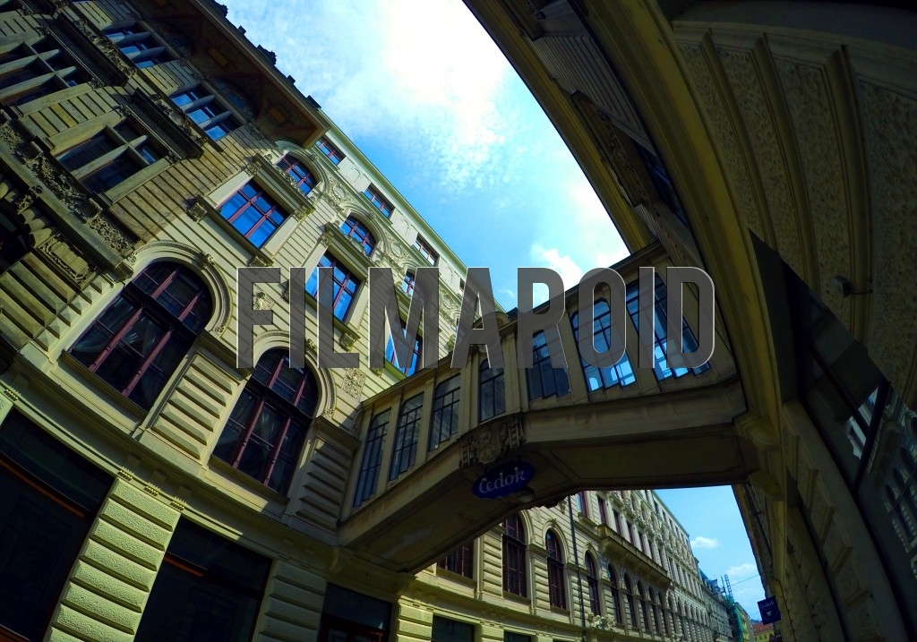 Skybridge in Panska Street Prague Skybridge in Panska Street Prague - A Skybridge present in Panská street in the city of Prague