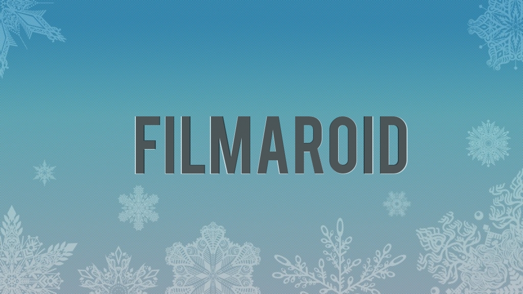 A group of different snowflakes falling over a blue gradient background with a halftone pattern effect