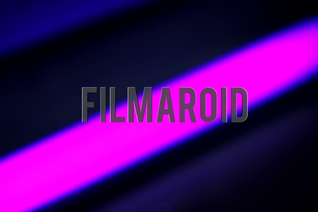 Neon light with violet color - Background of a neon light reflecting different shades of violet