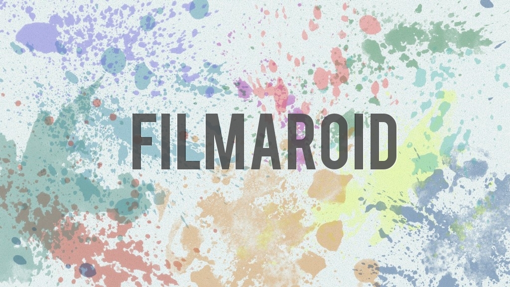 Randomly applied watercolor splatters over a texturized background