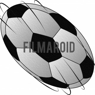 Classic black and white soccer football ball in motion vector illustration - A collection of stock vector illustrations