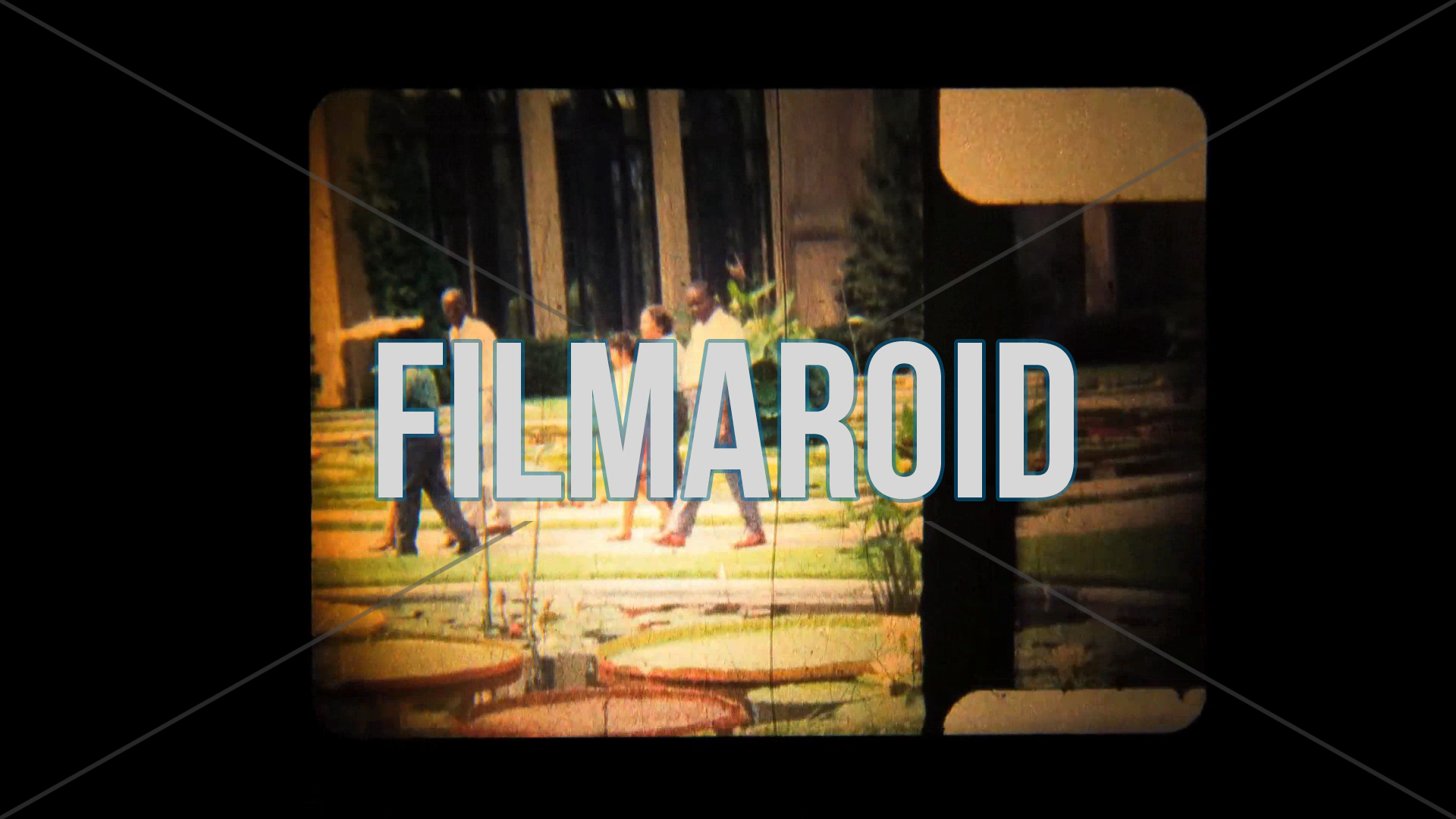 60s family walking across beautiful gardens 60s family walking across beautiful gardens - Vintage 8mm footage of a 60s family walking across the beautiful and vibrant gardens with ponds and water lilies during one summer afternoon